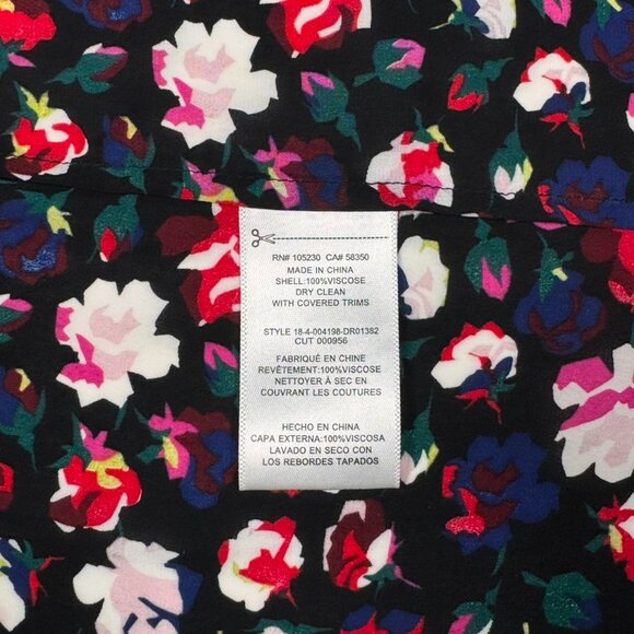 Equipment Floral Maxi Dress Sz S Faux Wrap Long Sleeve Flowy Feminine Career - Picture 10 of 12